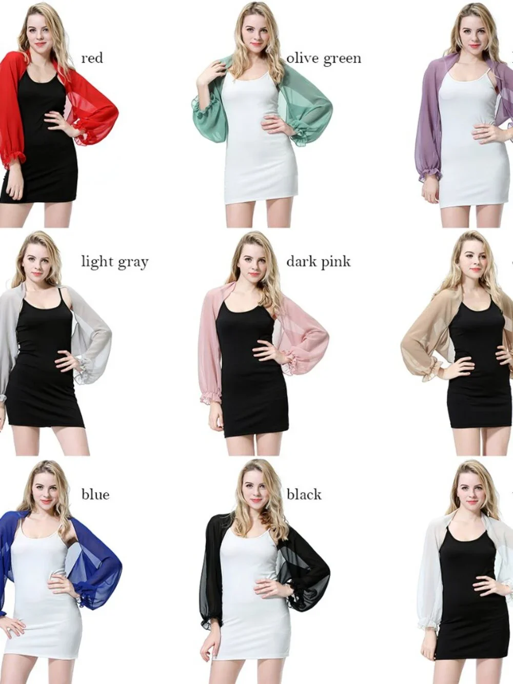 Chiffon UV Protection Arm Sleeves Shawl Long Sleeves for Women Golfing Outdoor